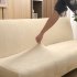 Plush Stretch Sofa Covers Couch Cover Non slip Sofa Slipcover Furniture Protector For Pets Kids Dog  without Arms  navy blue S