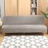 Plush Stretch Sofa Covers Couch Cover Non slip Sofa Slipcover Furniture Protector For Pets Kids Dog  without Arms  navy blue S