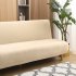 Plush Stretch Sofa Covers Couch Cover Non slip Sofa Slipcover Furniture Protector For Pets Kids Dog  without Arms  navy blue S