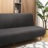 Plush Stretch Sofa Covers Couch Cover Non slip Sofa Slipcover Furniture Protector For Pets Kids Dog  without Arms  navy blue S