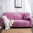 Plush Stretch Sofa Covers Stylish Furniture Cushions Sofa Slipcovers Winter Cover Protector  Deep purple Double 145 185cm