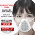 Pm2 5 Mask Anti Coronavirus Protective Electric Filter Mask Air Purification Surgical Mask 5pc filter