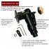 Pneumatic Chamfering Machine 28000RPM Idle Speed 28000 30000 45 degree Portable Handheld Grinder Silver EU Plug