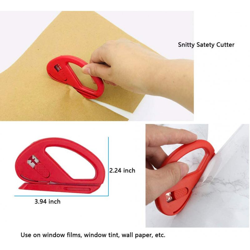 15Pcs Window Film Tinting Tools Velvet Felt Scraper Carving Knife Safe Cutter Professional Car Vinyl Wrap Installation Kit 