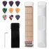 Pocket Guitar Practice Neck Portable Guitar Practice Tool 6 String Guitar Practice Fingerboard Beginner Chord Finger Trainer With 9 Picks 6 Fret Chord Trainer W