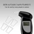 Pocket LCD Digital Alcohol Breath Analyzer Breathalyzer Tester Detector Black black