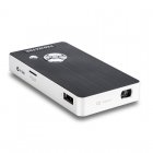 Pocket Projector and Power bank with 1850mAh Li Battery with HDMI  AV  USB  and SD card input support 