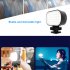 Pocket RGB Camera Light  Rechargeable Handheld LED Video Fill Light With LCD Display  1 4  Screw Mount Adapter And Cold Shoe  Portable Selfie Light For Live Str