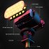Pocket RGB Camera Light  Rechargeable Handheld LED Video Fill Light With LCD Display  1 4  Screw Mount Adapter And Cold Shoe  Portable Selfie Light For Live Str
