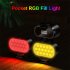 Pocket RGB Camera Light  Rechargeable Handheld LED Video Fill Light With LCD Display  1 4  Screw Mount Adapter And Cold Shoe  Portable Selfie Light For Live Str