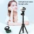 Pocket RGB Camera Light  Rechargeable Handheld LED Video Fill Light With LCD Display  1 4  Screw Mount Adapter And Cold Shoe  Portable Selfie Light For Live Str