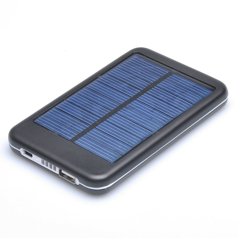 Solar Panel Powered Battery USB Charger