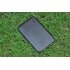 Polycrystalline Solar Panel Powered Back Up Battery USB Charger has a 4000mAh Battery Capacity