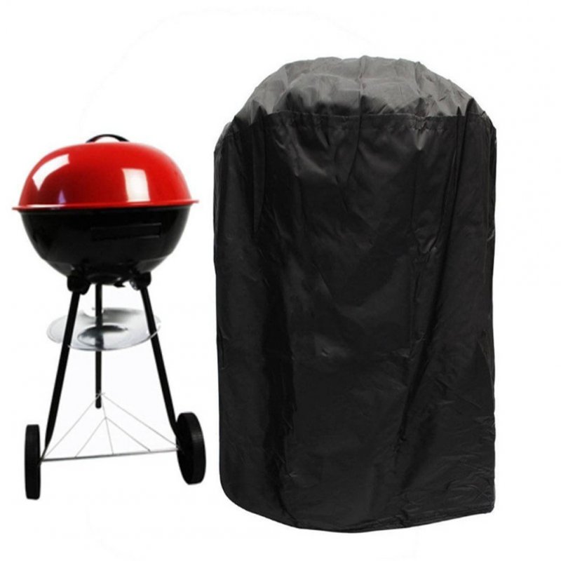 Polyester BBQ Rack Cover For Weber Waterproof Dustproof Cover Grill Accessories Circle 70*high 96CM