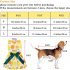 Polyester Pet  Clothes Summer Plaid    Skirt For Dog Pet Clothing Supplies yellow L
