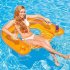 Pool Floats Chairs  Inflatable Pool Lounge Chairs  Floating Pool Hammock Chair  Blow Up Pool Floats For Pool Party Summer Water Fun Swimming Pool Lounge orange 