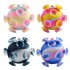 Pop Ball Toys 3d Silicone Suction Cup Ball Decompression Anxiety Relief Toys For Children Birthday Gifts mixed blue