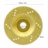 Porcelain Cutting Disc for Grinder Diamond Brazing Slice Cutting Tool  Accessories Golden