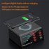 Portable 100w Usb  Chargers With Led Display Pd Fast Charging Usb Adapter Wireless Chargers Multifunctional Power Station EU plug