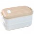 Portable 2 Tiers Bento Box With Handle Large Capacity Student Lunch Box For Work School Picnic Travel XC 006 pink