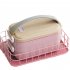 Portable 2 Tiers Bento Box With Handle Large Capacity Student Lunch Box For Work School Picnic Travel XC 006 pink