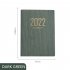 Portable 2022 A7 Mini Notebook English Schedule Daily Planner Notebooks Office School Supplies Stationery Dark green  A7 