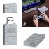 Portable 8Bitdo USB Wireless Bluetooth Adapter Gamepad Receiver Silver