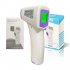 Portable ABS Non contact Infrared Digital Baby Forehead Thermometer for Kids Adults white