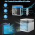 Portable Air Cooler Fan Mini Air Conditioner 3 Speeds Personal Cooling Fan With 7 color Gradient Night Light three generations