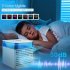Portable Air Cooler Fan Mini Air Conditioner 3 Speeds Personal Cooling Fan With 7 color Gradient Night Light three generations