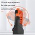 Portable Air Cooling Fan 270 Degree Adjustable Rechargeable Electric Fan Household Electrical Appliances Black Orange