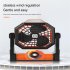 Portable Air Cooling Fan 270 Degree Adjustable Rechargeable Electric Fan Household Electrical Appliances Black Green