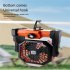 Portable Air Cooling Fan 270 Degree Adjustable Rechargeable Electric Fan Household Electrical Appliances Black Green