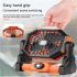 Portable Air Cooling Fan 270 Degree Adjustable Rechargeable Electric Fan Household Electrical Appliances Black Green