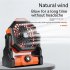 Portable Air Cooling Fan 270 Degree Adjustable Rechargeable Electric Fan Household Electrical Appliances Black Green