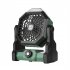 Portable Air Cooling Fan 270 Degree Adjustable Rechargeable Electric Fan Household Electrical Appliances Black Green