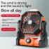 Portable Air Cooling Fan 270 Degree Adjustable Rechargeable Electric Fan Household Electrical Appliances Black Green