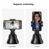 Portable All in one Auto Smart Shooting Selfie Stick 360 Rotation Auto Face Tracking Object Tracking vlog Camera Phone Holder black