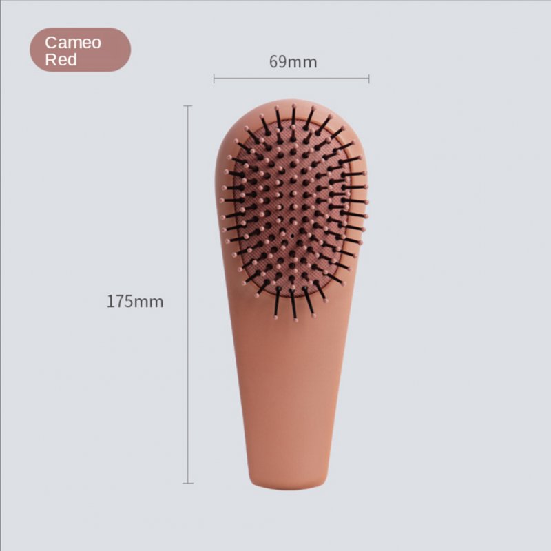 Portable Anti-static  Comb Elastic Comb Teeth Built-in Airbag Air Cushion / Curling Massage Comb Home Hair Styling Tools For Women Men Air Cushion - Bean Paste Red