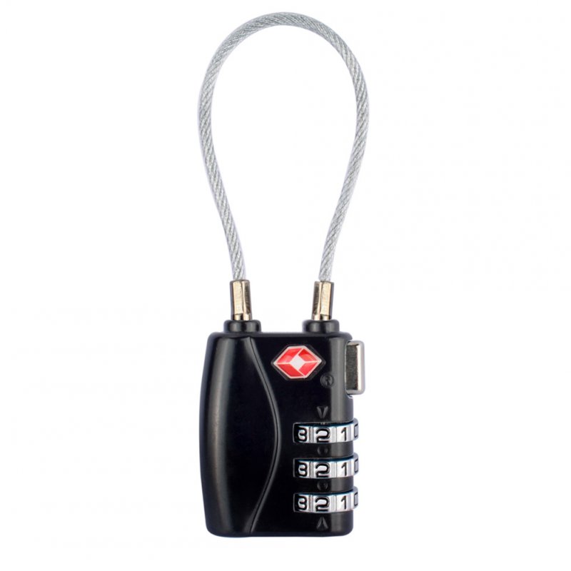 Portable Anti-theft Password Lock Mini Bag Small Padlock Customs Password Zinc Alloy Lock Black silver blue red rose red pink yellow green pearl blue_black