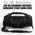 Portable Audio Storage Case Protective Bag Cover With Shoulder Strap Compatible For Jbl Boombox 1 2 Generation Speaker black
