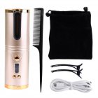 Portable Automatic Curling Iron Fast Heating Cordless Usb Electric Hair Curler
