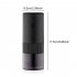 Portable Automatic USB Electric Grinder USB Charging Adjustable Coarseness Household Coffee Bean Grinder Black