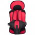 Portable Baby Safety Seat Cushion Pad Thickening Sponge Kids Car Seats for Infant Boys Girls red