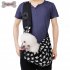 Portable Backpack Single Shoulder Carrier Bag for Pet Cat Dog Teddy Outdoor Hiking Travel black 56 28cm