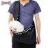 Portable Backpack Single Shoulder Carrier Bag for Pet Cat Dog Teddy Outdoor Hiking Travel black 56 28cm