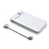 Portable Battery Pack with a 3000mAh capacity that will charge all your electronic devices ranging from your mobile phone to your tablet PC 
