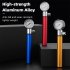 Portable  Bicycle  Pump Aluminum Alloy Mini Hand Pump Ball Toy Tire Inflator Bike Accessories Red