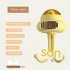 Portable Bladeless Stroller Fan 4000mah Usb Rechargeable 4 speed Handheld Mute Folding Desktop Air Cooler High   yellow