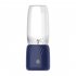 Portable Blender  Portable Juicer Blender With 6 Stainless Steel Blades  Motor Base  Button  1500mA Battery Personal Size Blender Juicer Cup For School pink